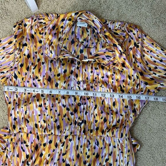 Jacqueline‎ De Yong JDY Fifi printed 3/4 sleeve midi dress size EU34 US size 4 - Picture 13 of 15